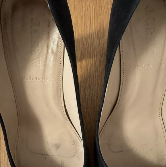 J Crew Etta Black Suede Pumps Heels Womens Size 6.5 - Picture 7 of 9